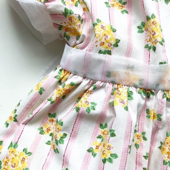 Vintage Jo Joes floral organza party dress 18m - Picture 4 of 5